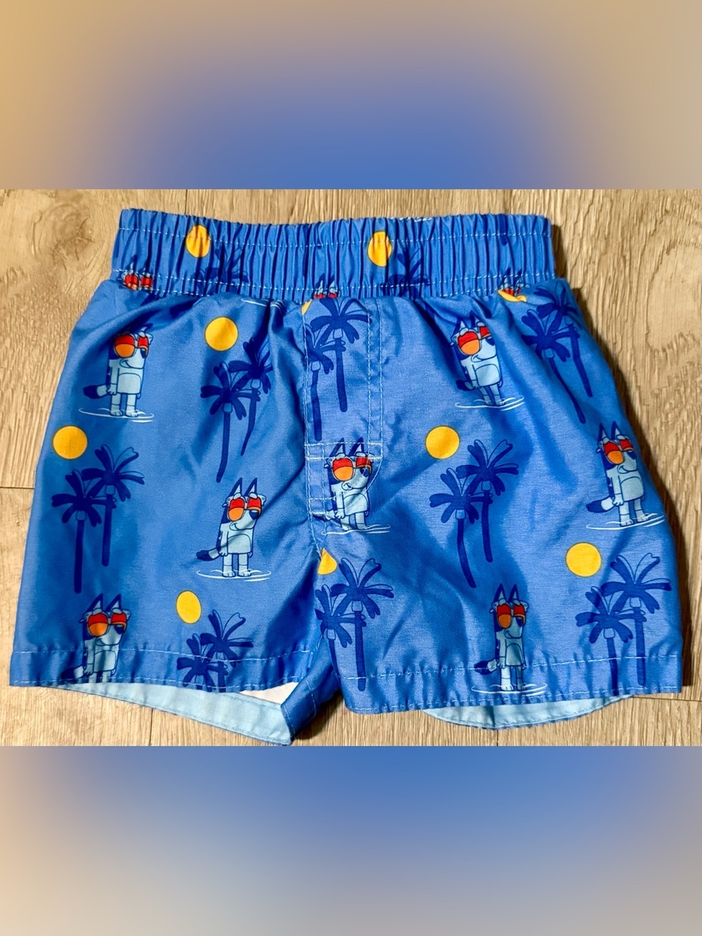 Bluey Baby Swim Trunks, 12M